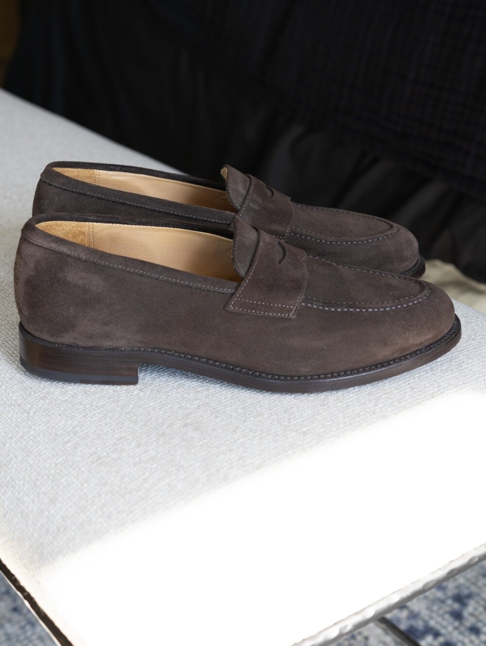 SuitSupply Dark Brown Penny Loafer - Picture 6 of 8